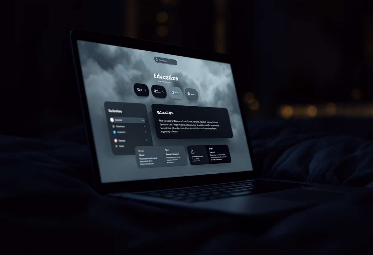 [interface] image of software interface (for an edtech)